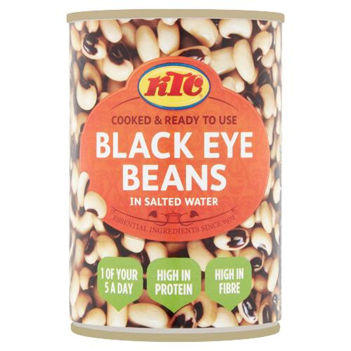 KTC - Black Eye Beans in Salted Water - 400g - Continental Food Store