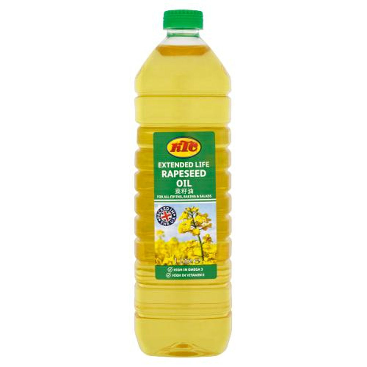 KTC - Extended Life Rapeseed Oil - 1L - Continental Food Store