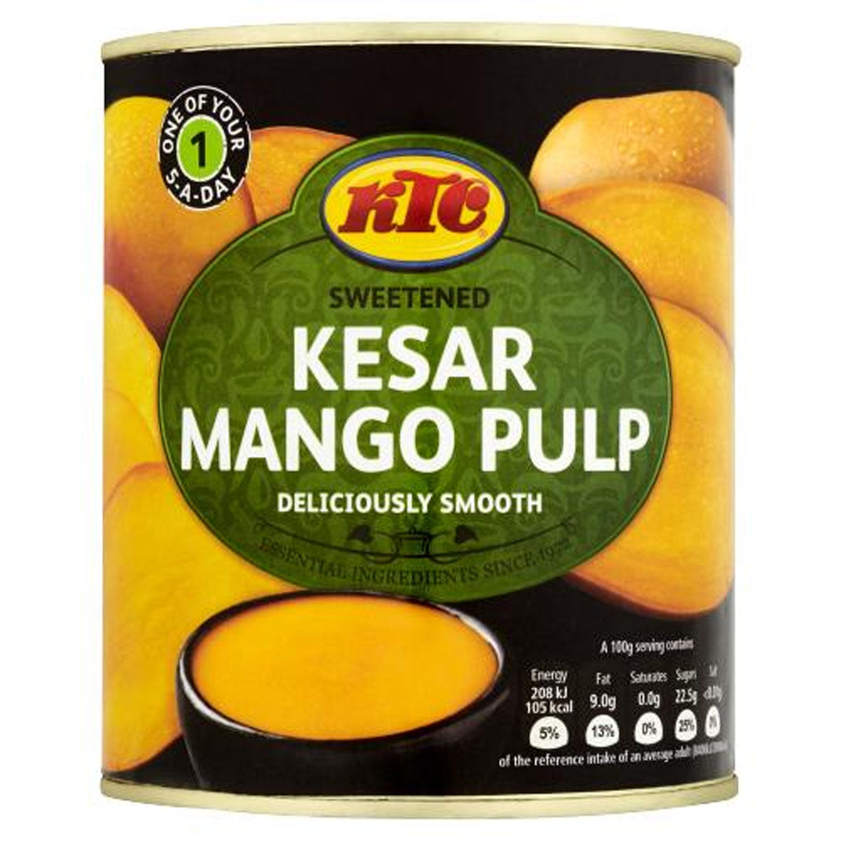KTC - Kesar Mango Pulp - 850g - Continental Food Store