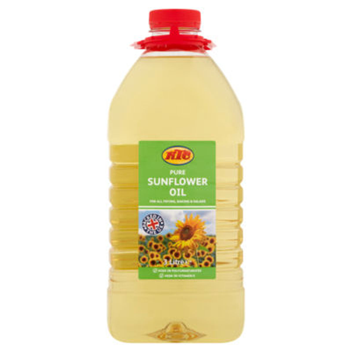 KTC - Pure Sunflower Oil - 3L - Continental Food Store KTC - Pure Sunflower Oil - 3L - Continental Food Store