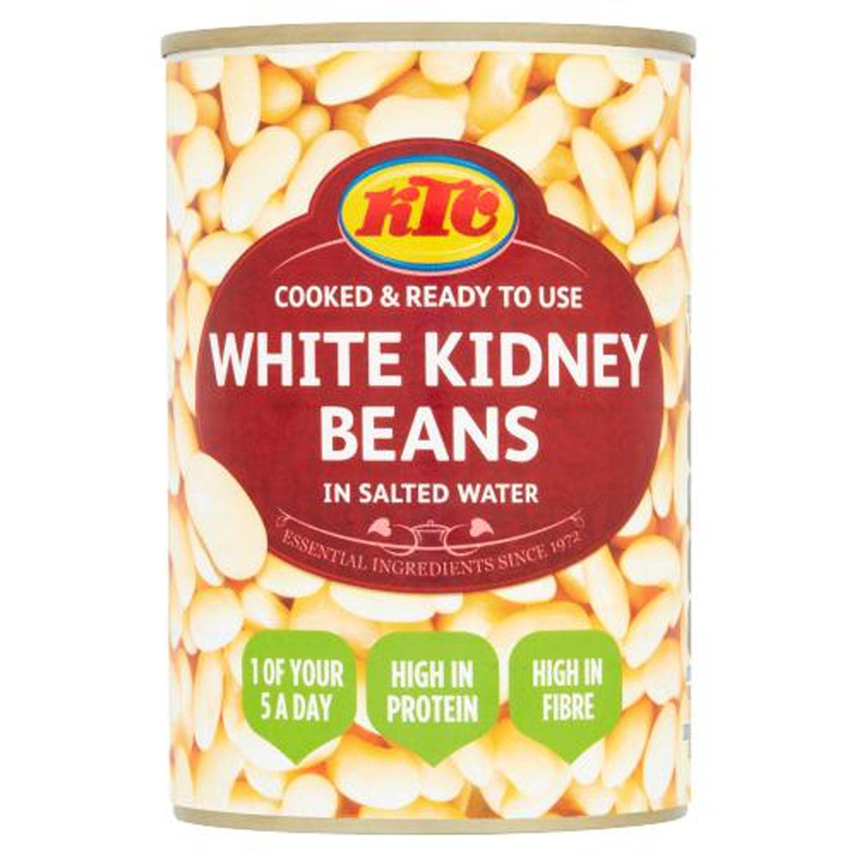 KTC - White Kidney Beans in Salted Water - 400g - Continental Food Store