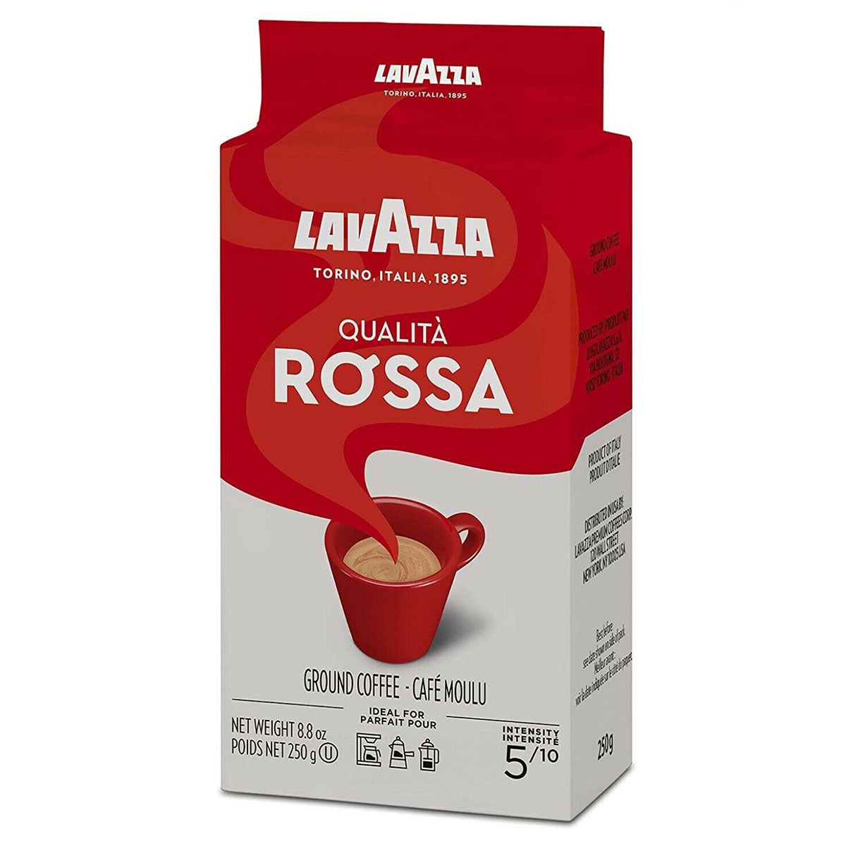 Lavazza - Qualita Rossa Ground Coffee - 250g - Continental Food Store Lavazza - Qualita Rossa Ground Coffee - 250g - Continental Food Store