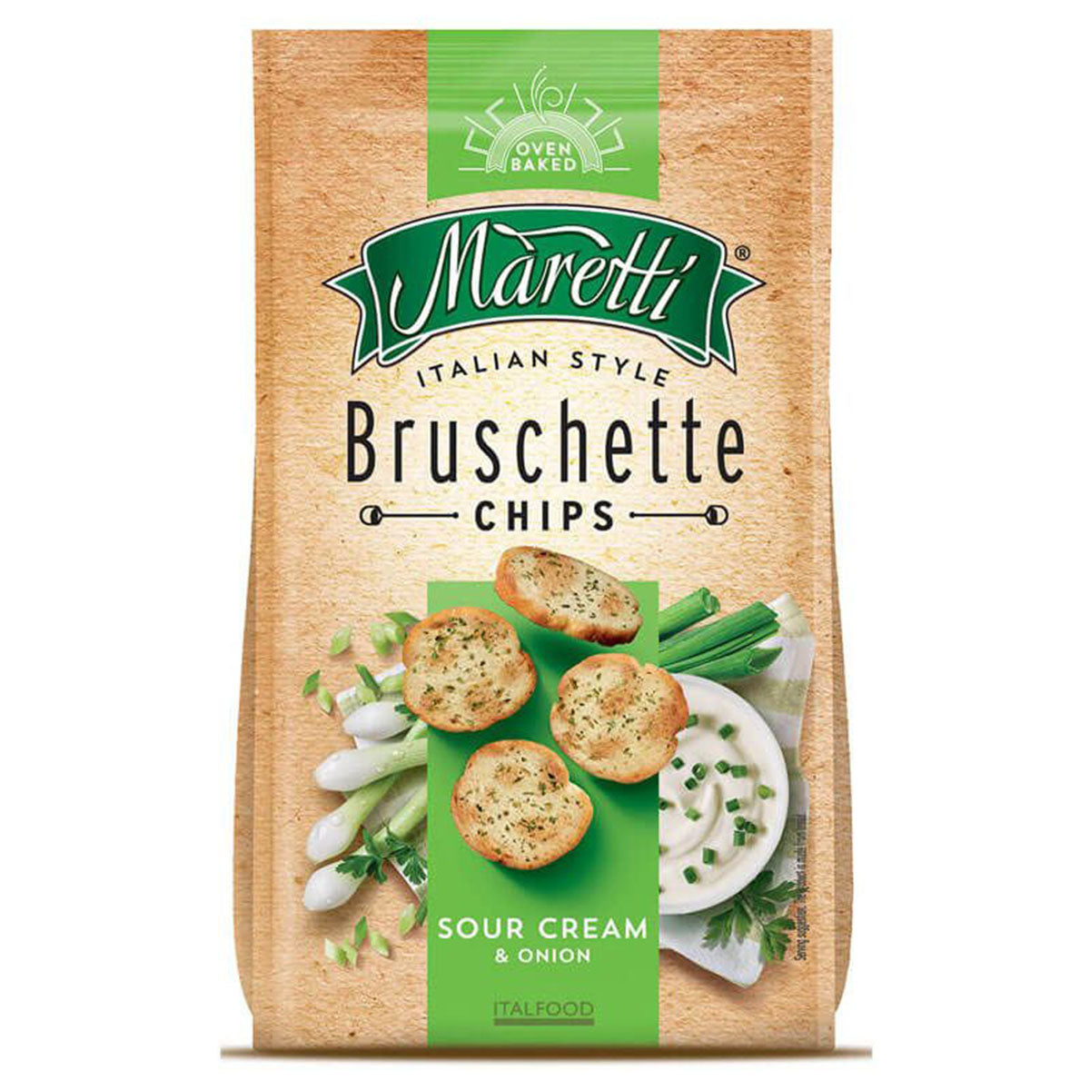 Maretti - Bruschette Sour Cream & Onion - 70g - Continental Food Store