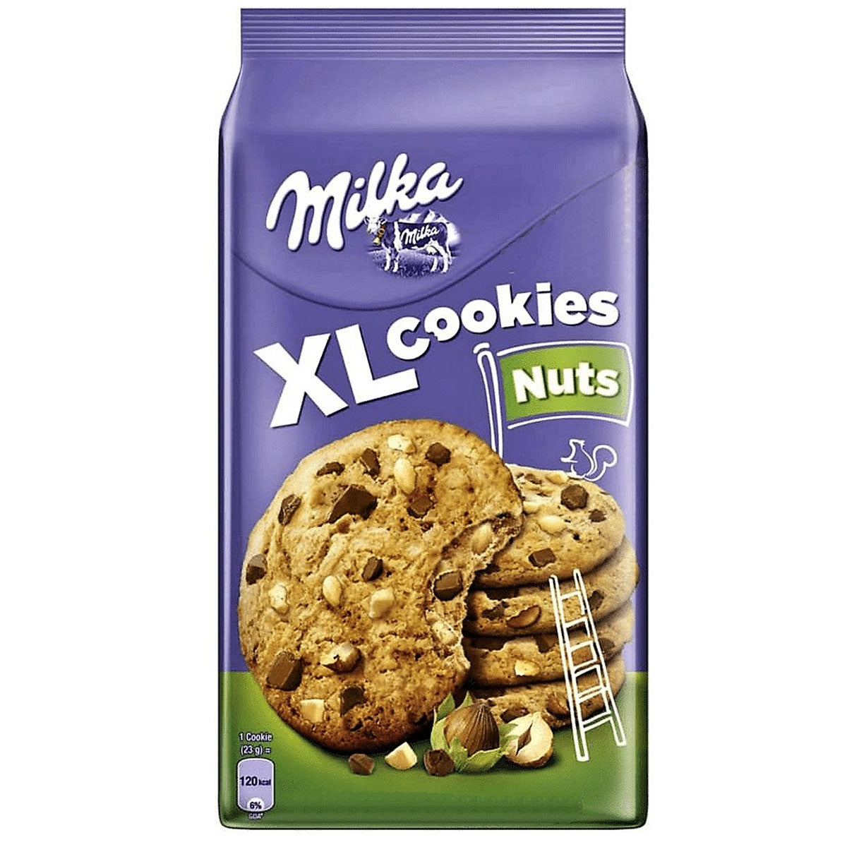 Milka - XL Cookies with Nuts - 184g - Continental Food Store