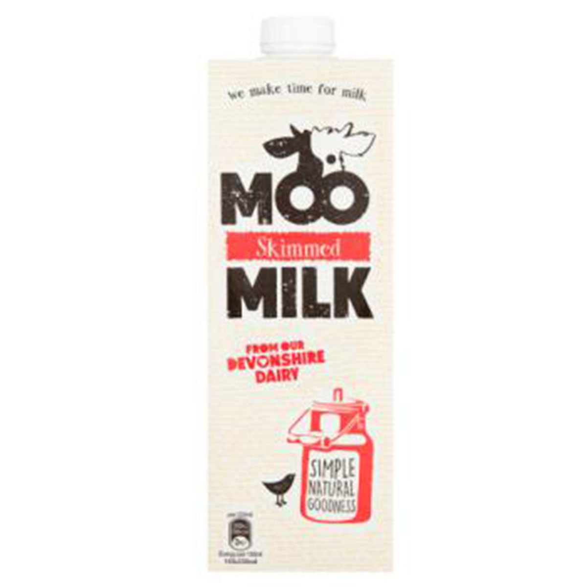 Moo - Skimmed Milk - 1L - Continental Food Store