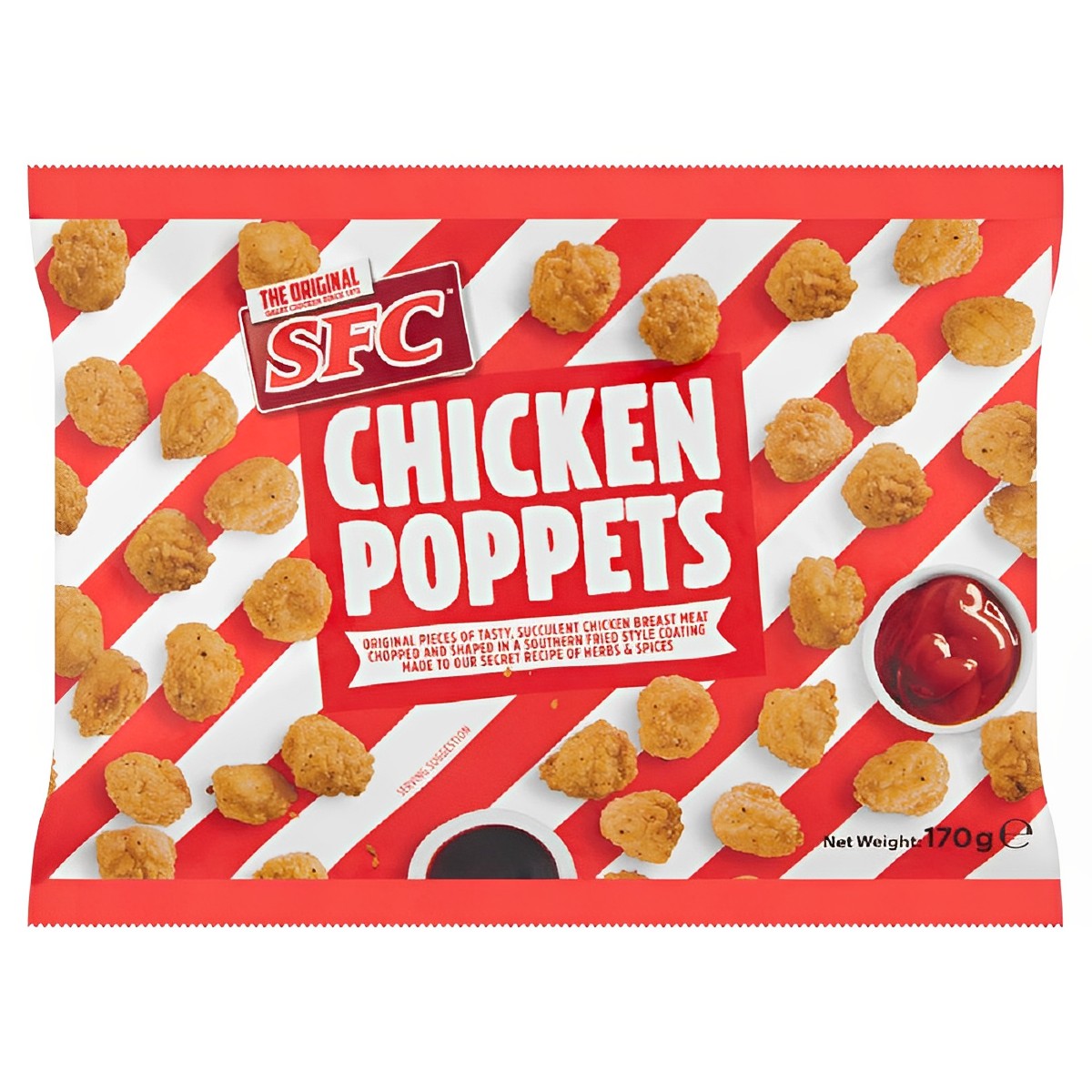 SFC - The Original Chicken Poppets - 170g - Continental Food Store SFC - The Original Chicken Poppets - 170g - Continental Food Store