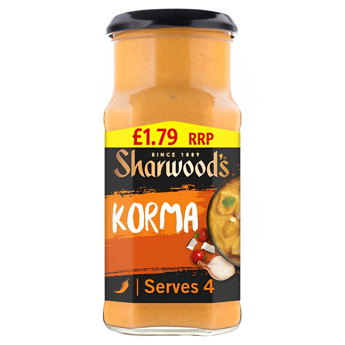 Sharwood's - Cooking Sauce Korma Curry - 420g - Continental Food Store