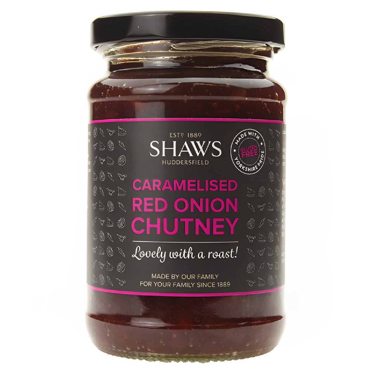 Shaws - Caramelised Red Onion Chutney - 310g - Continental Food Store