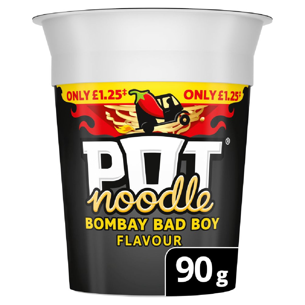 Pot Noodle - Bombay Bad Boy Flavour - 90g - Continental Food Store