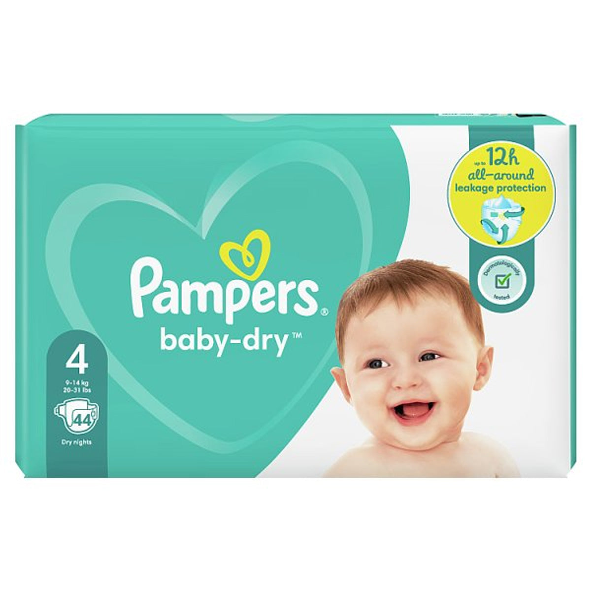 Pampers - Baby-Dry Size 4 Essential Pack - 44 Nappies - Continental Food Store