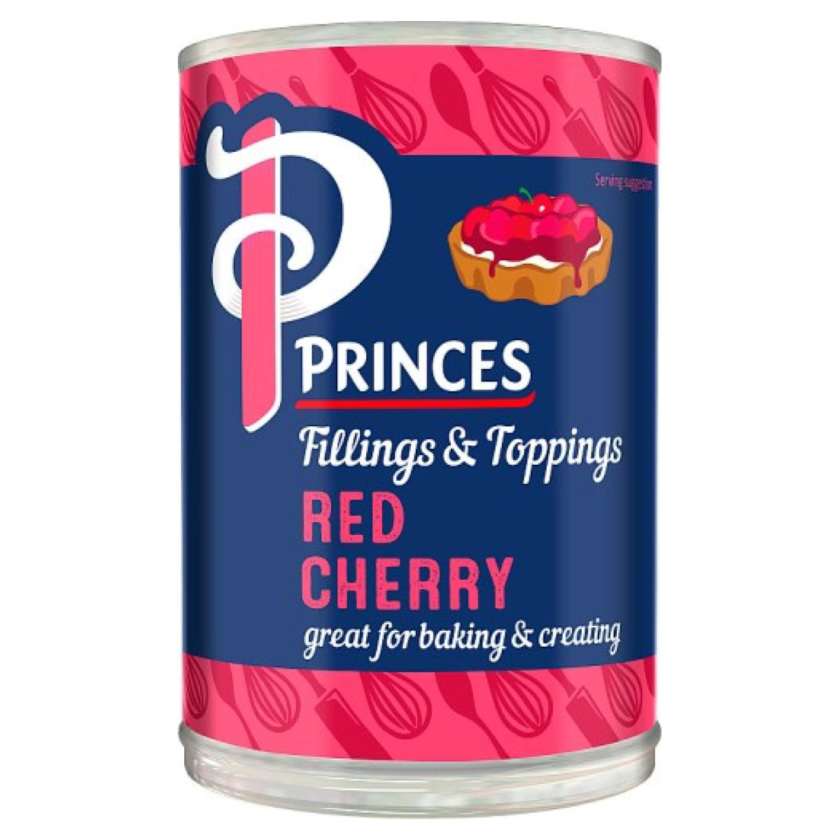 Princes - Fillings and Toppings Red Cherry - 410g - Continental Food Store