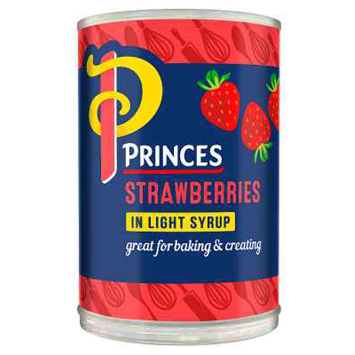 Princes - Strawberries in Light Syrup - 410g - Continental Food Store