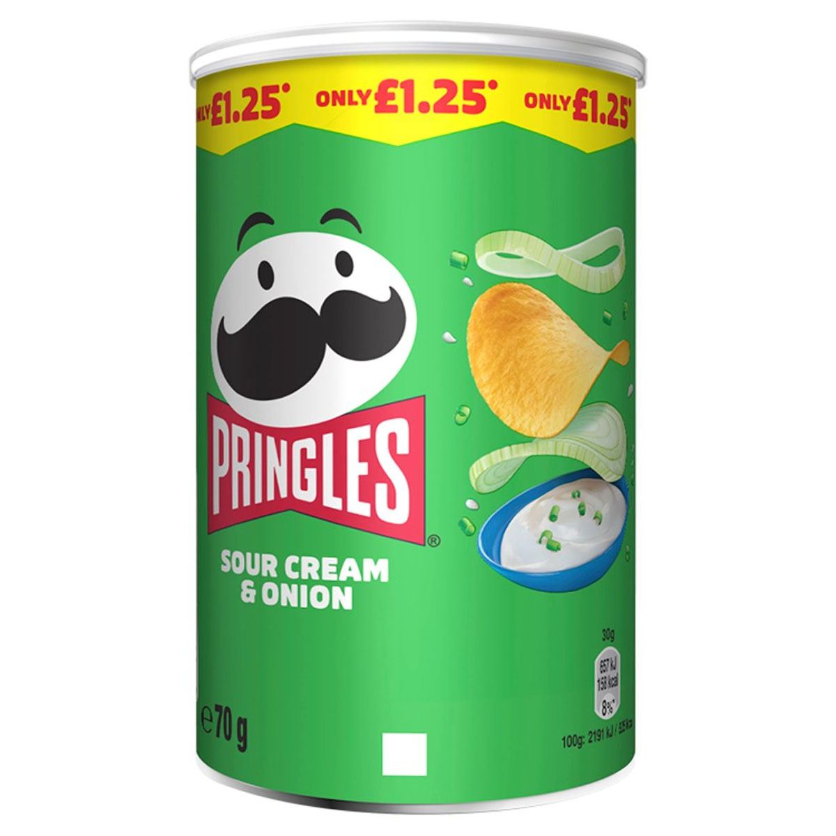Pringles - Sour Cream & Onion - 70g - Continental Food Store Pringles - Sour Cream & Onion - 70g - Continental Food Store