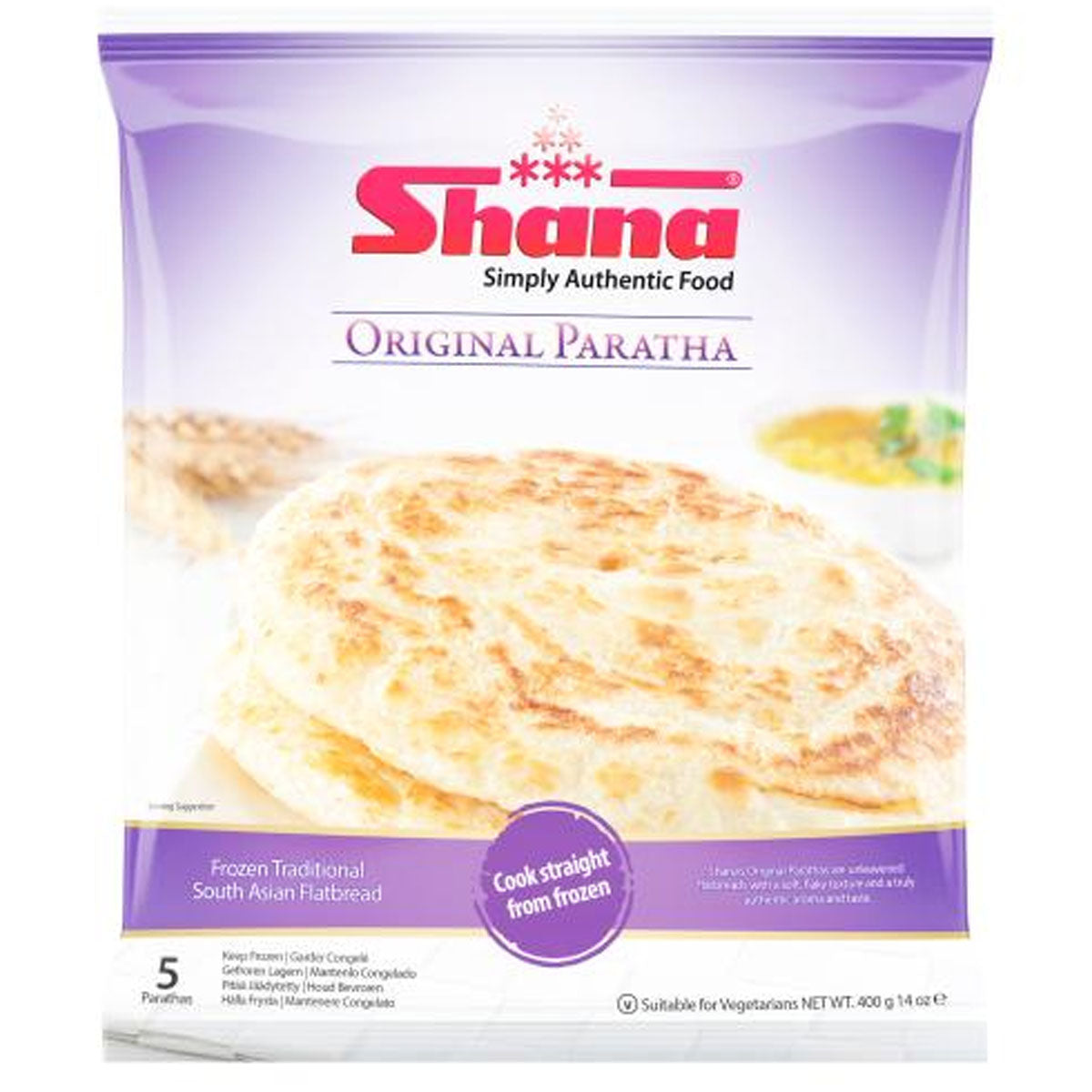 Shana - Original Paratha - 400g/5pcs - Continental Food Store
