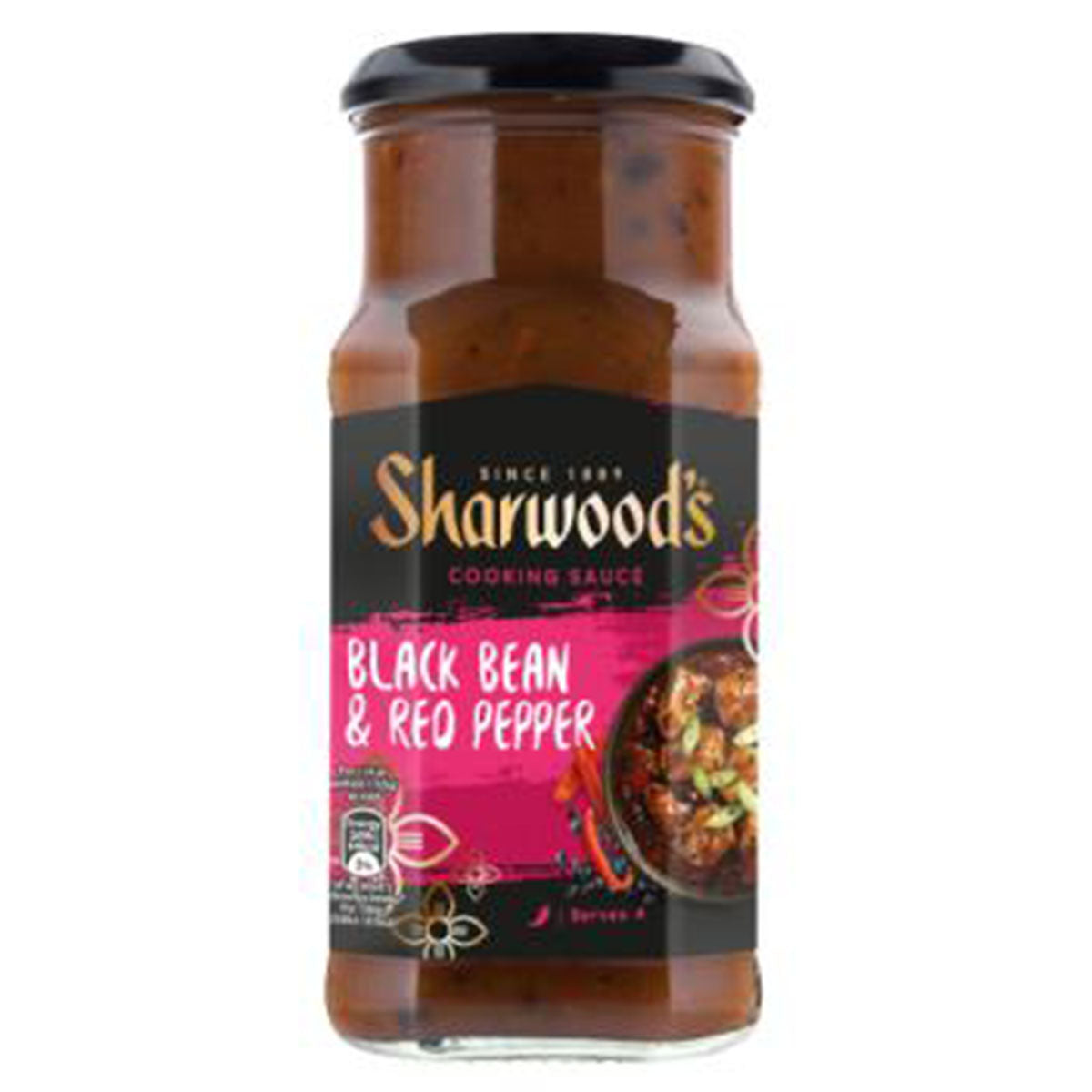 Sharwood's - Black Bean & Red Pepper Chinese Cooking Sauce - 425g - Continental Food Store
