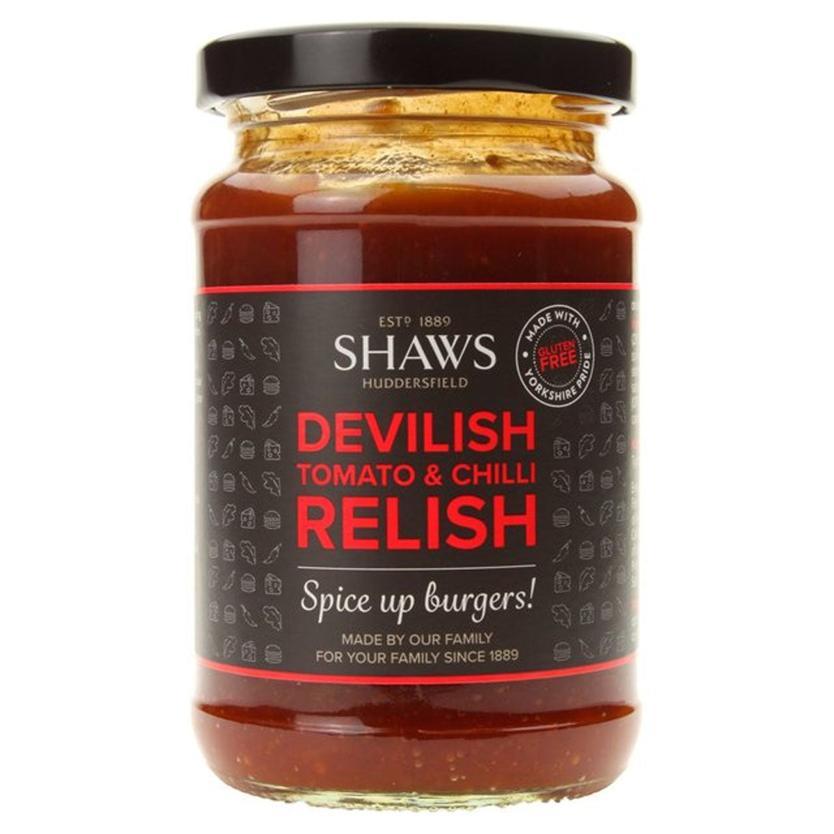 Shaws - Tomato & Chilli Relish - 300g - Continental Food Store