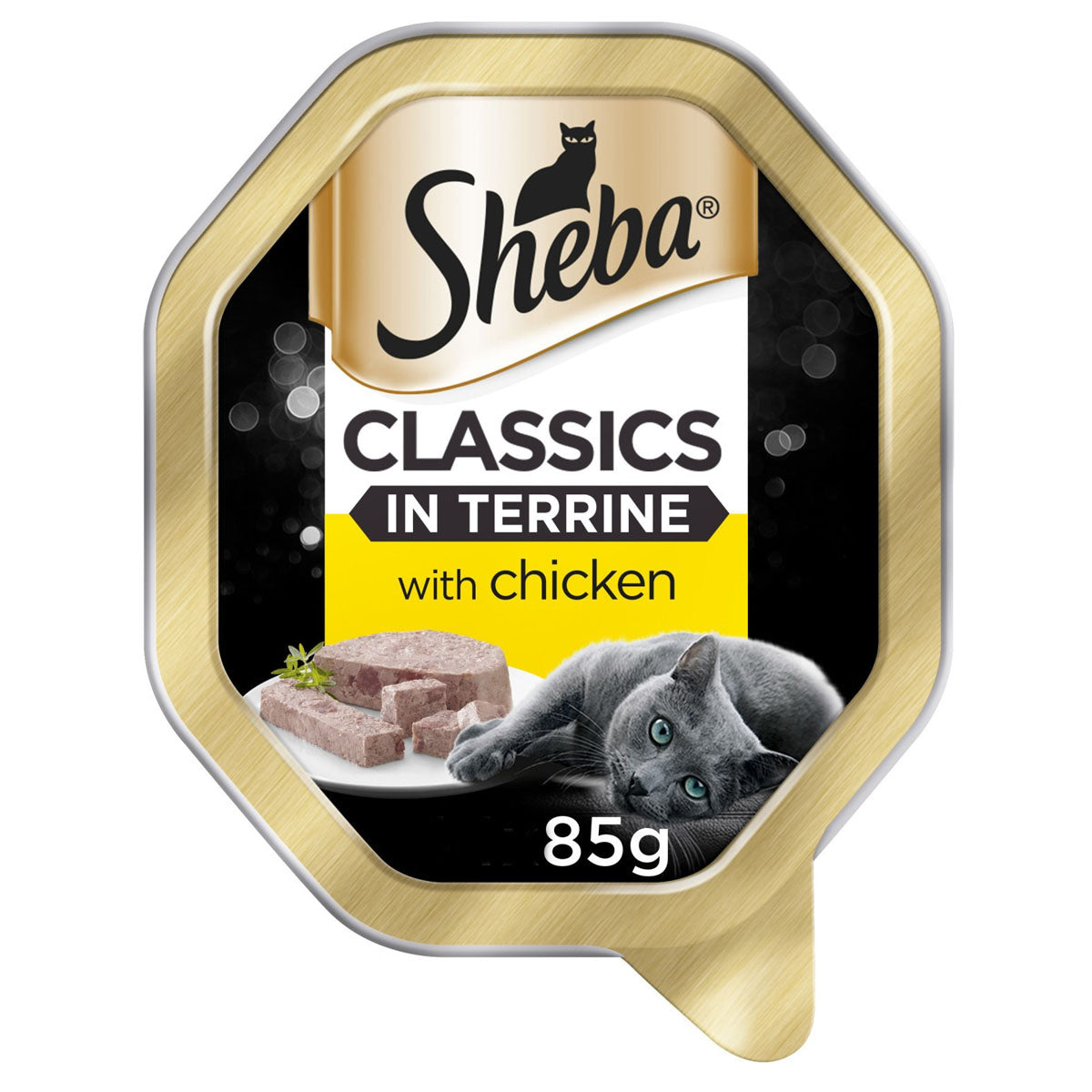 Sheba - Classics Adult Wet Cat Food Trays Chicken in Terrine - 85g - Continental Food Store