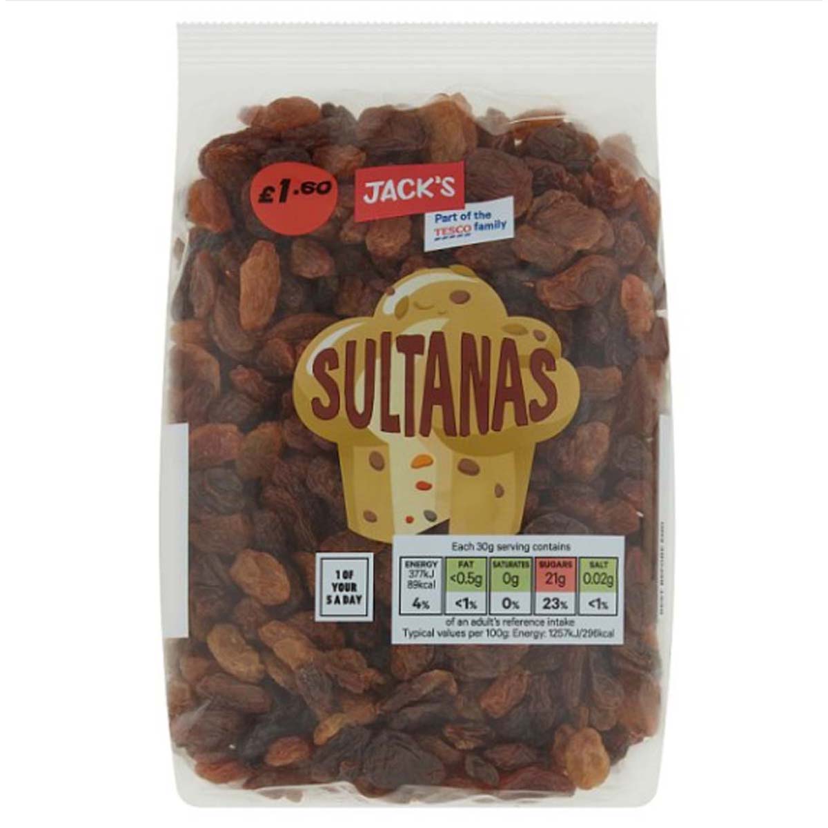 Jack's - Sultanas - 375g - Continental Food Store