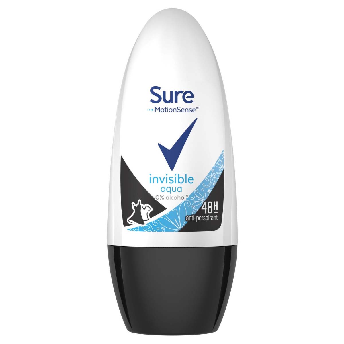 Sure - Invisible Aqua Anti-perspirant Roll-On - 50ml - Continental Food Store Sure - Invisible Aqua Anti-perspirant Roll-On - 50ml - Continental Food Store