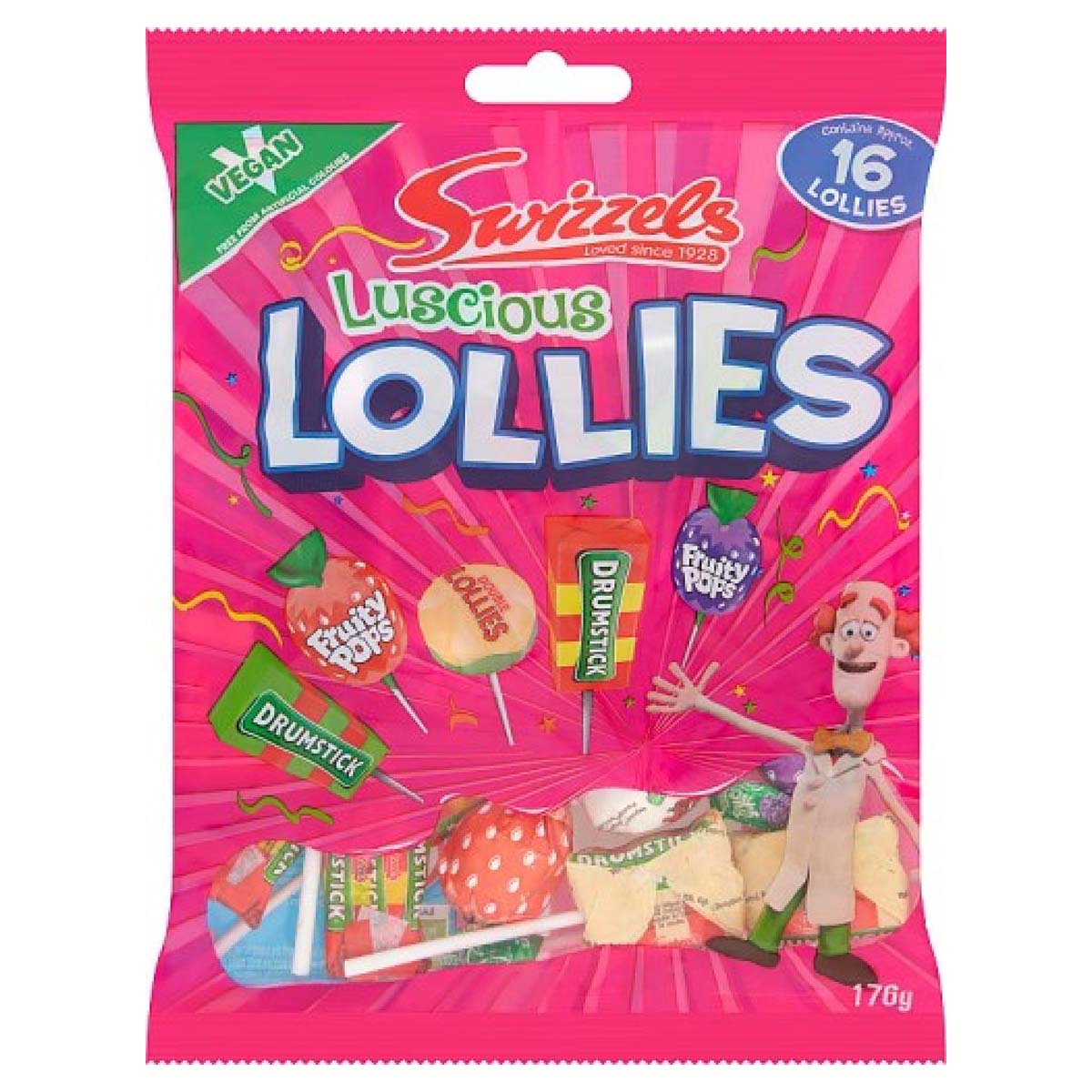 Swizzels - Luscious Lollies Bag - 176g - Continental Food Store Swizzels - Luscious Lollies Bag - 176g - Continental Food Store