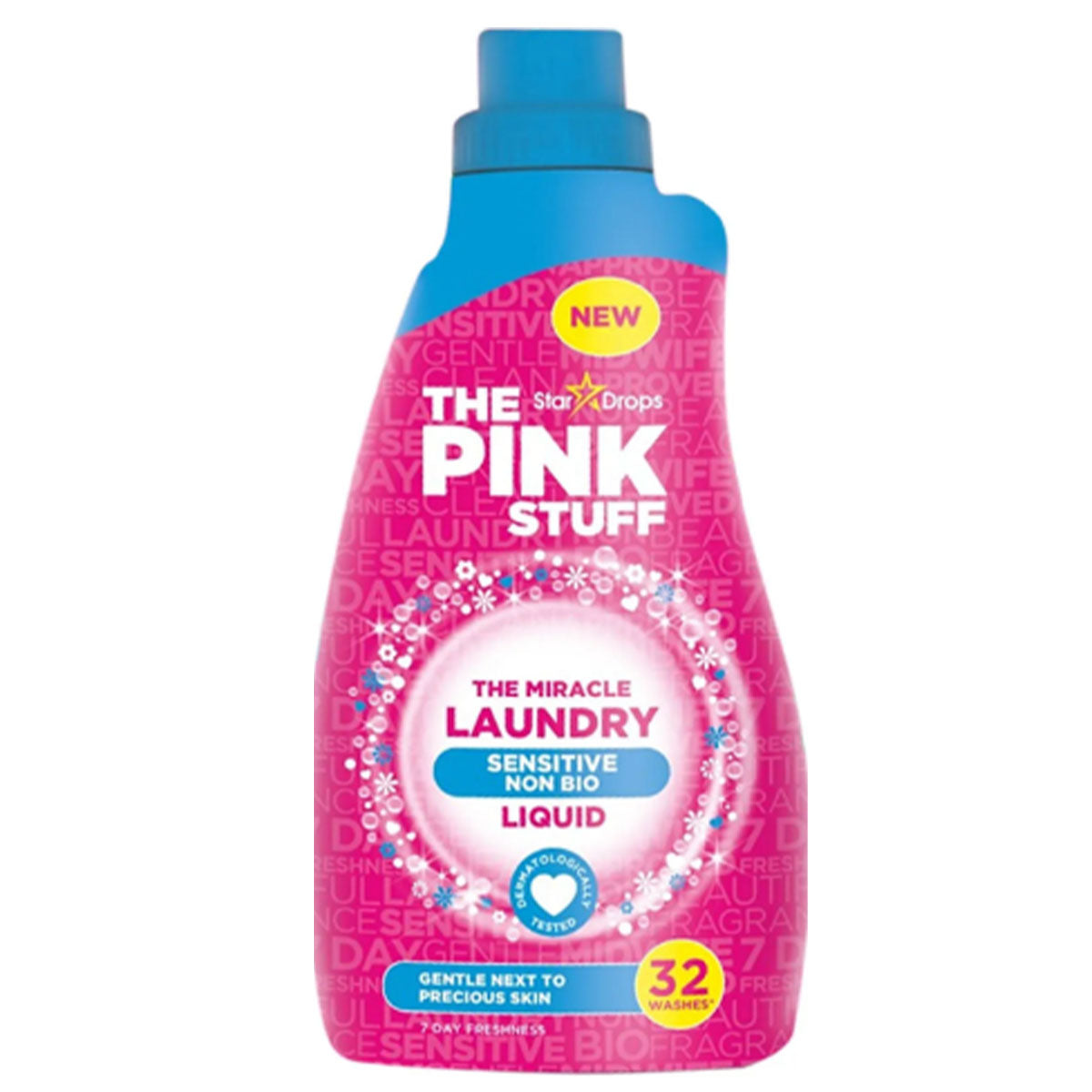 Star Drops - The Pink Stuff Laundry Liquid Sensitive - 960ml - Continental Food Store
