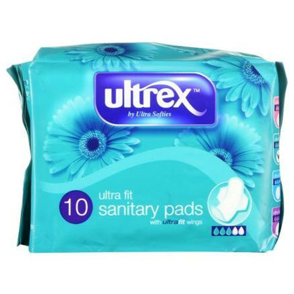 Ultrex - 10 Ultra Fit Sanitary Pads - Continental Food Store
