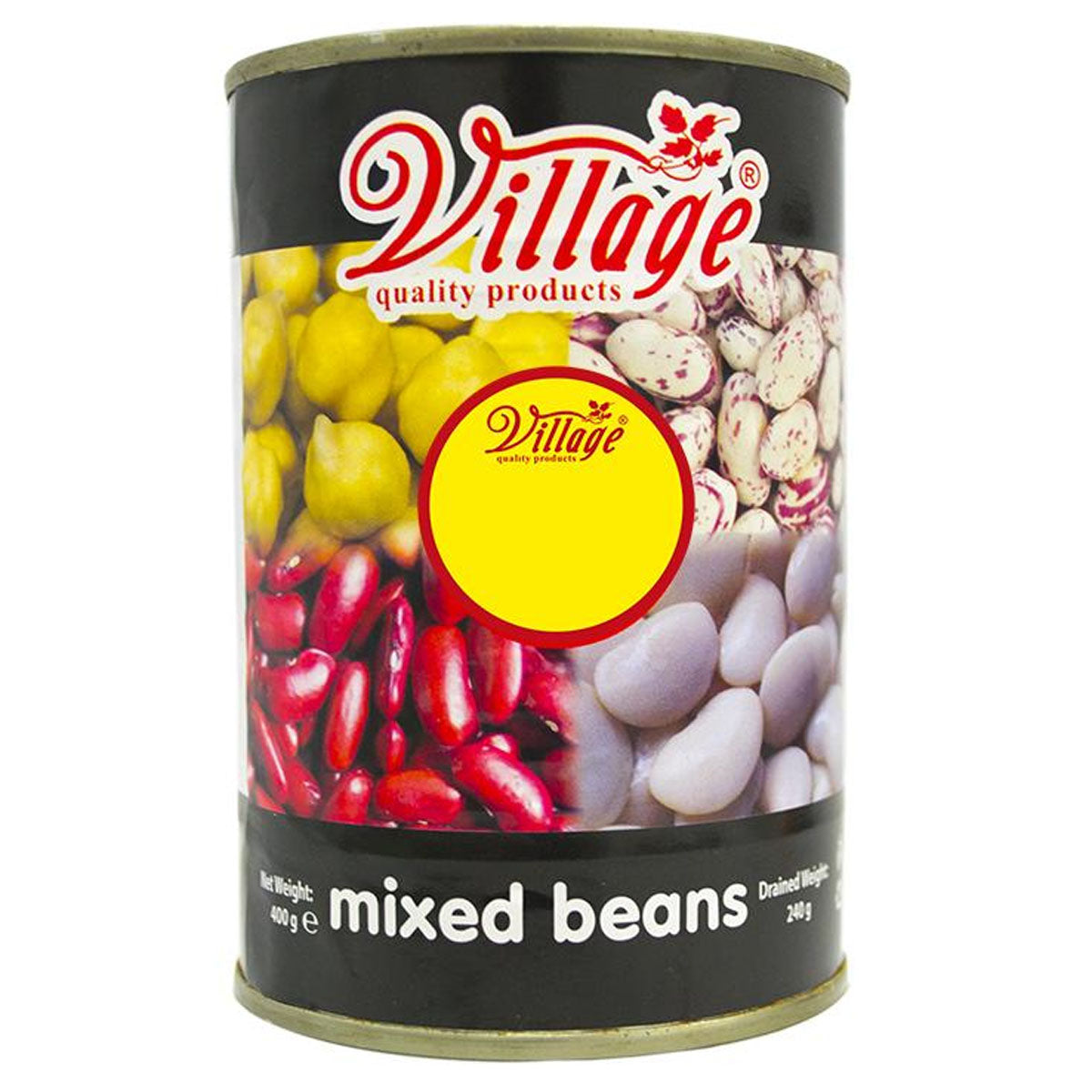 Village - 4 Mixed Beans - 400g - Continental Food Store Village - 4 Mixed Beans - 400g - Continental Food Store