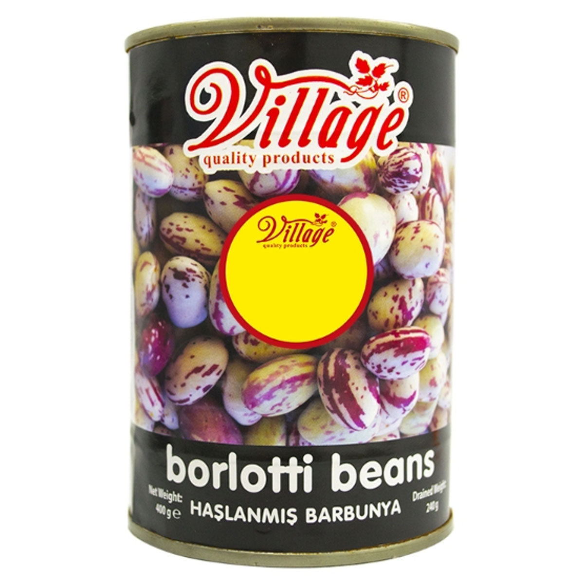 Village - Borlotti Beans - 400g - Continental Food Store Village - Borlotti Beans - 400g - Continental Food Store