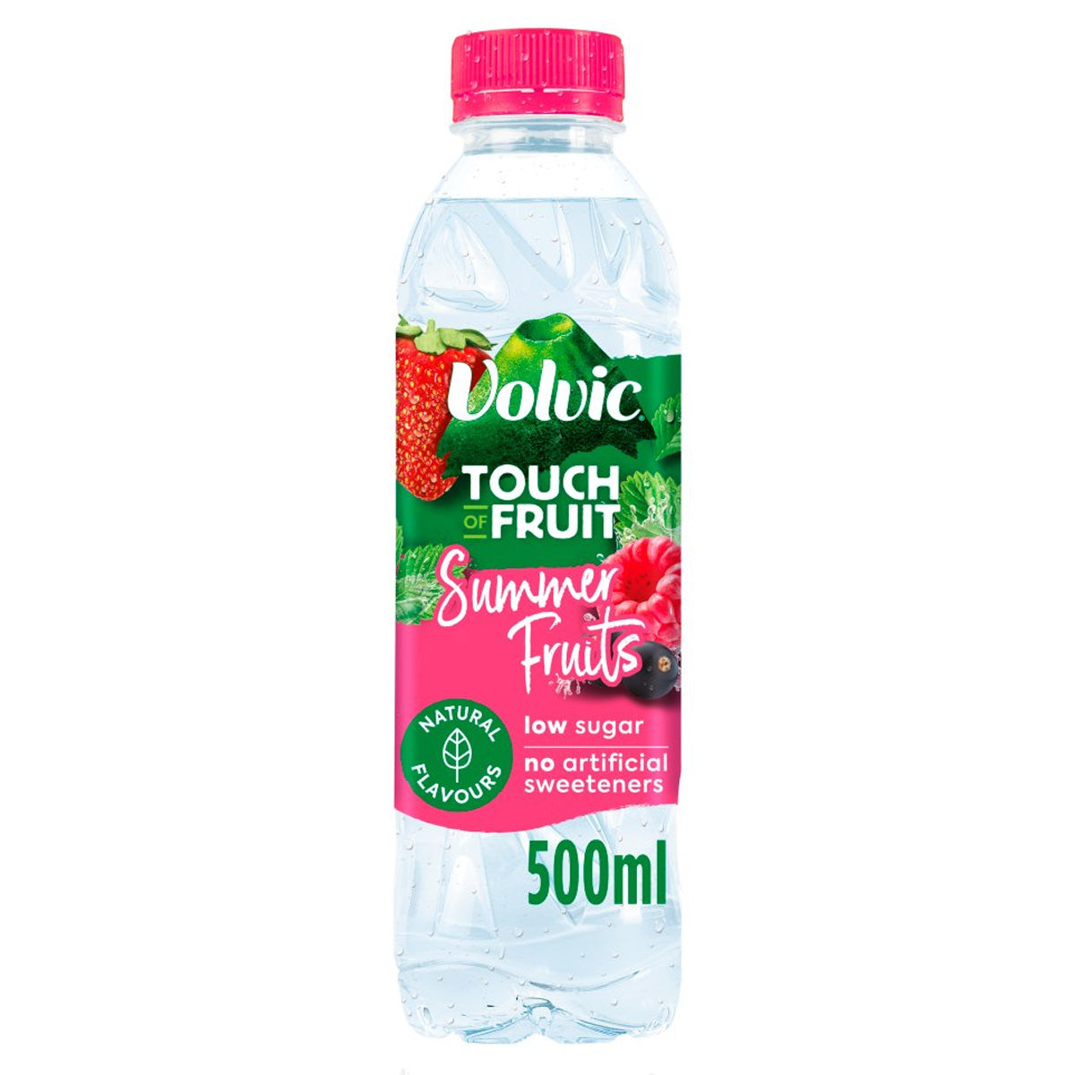 Volvic - Summer Fruits Low Sugar Water - 500ml - Continental Food Store