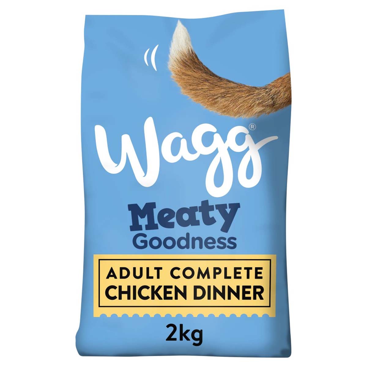 Wagg - Meaty Goodness Adult Complete Chicken Dinner Dry Dog Food - 2kg - Continental Food Store Wagg - Meaty Goodness Adult Complete Chicken Dinner Dry Dog Food - 2kg - Continental Food Store