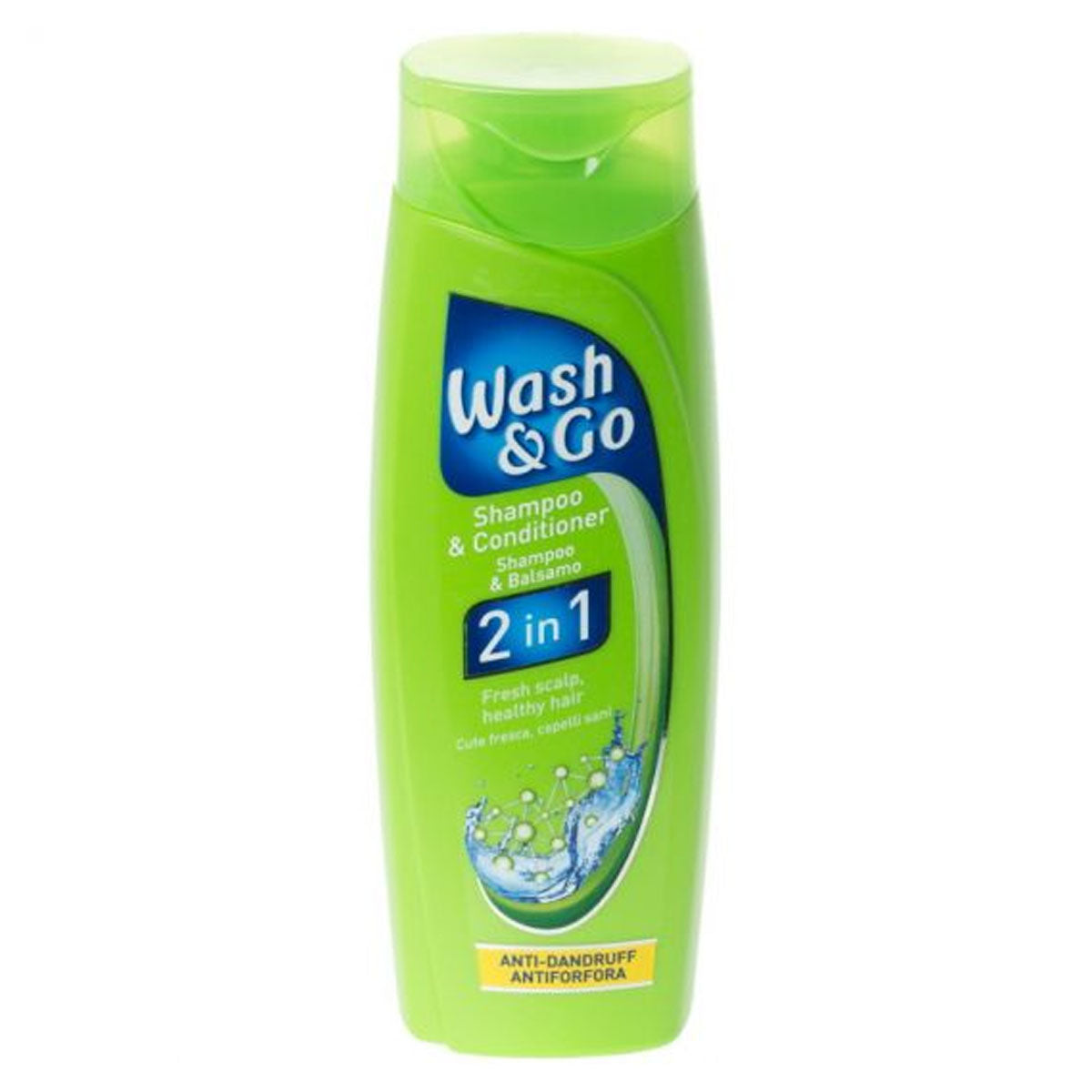 Wash & Go - 2 in 1 Shampoo and Conditioner Anti Dandruff - 200ml - Continental Food Store