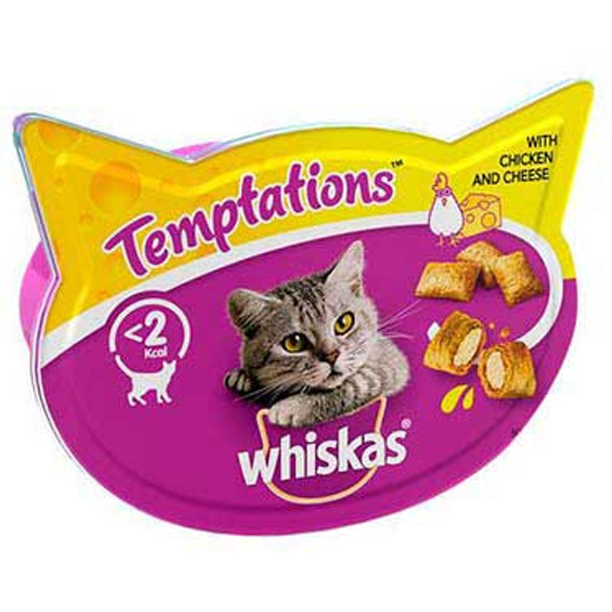 Whiskas - Temptations Chicken & Cheese - 60g - Continental Food Store