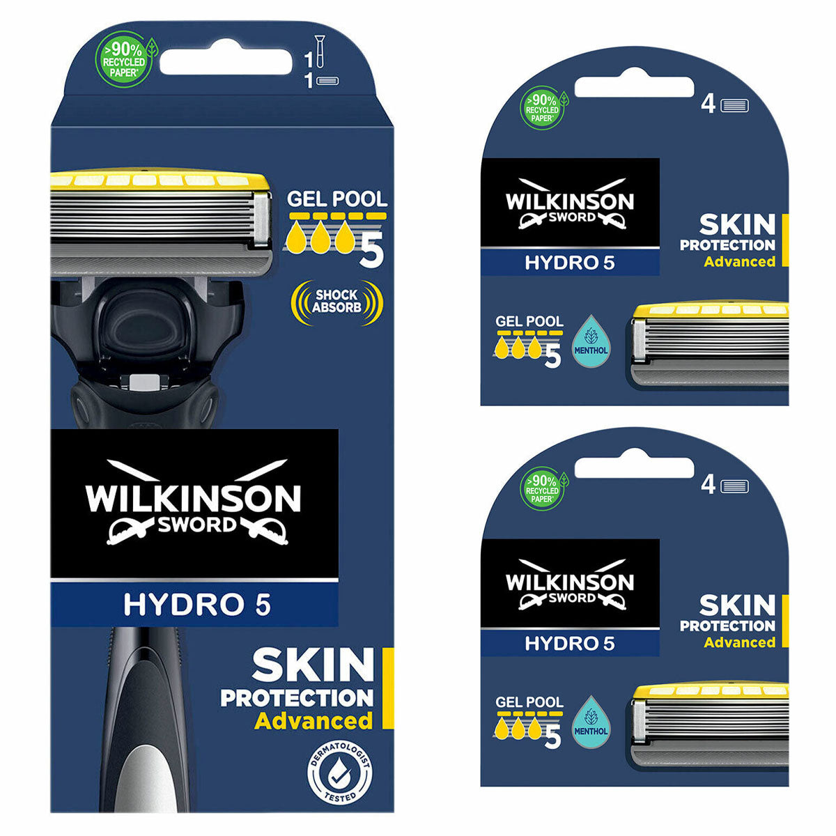 Wilkinson - Sword Hydro 5 Skin Protection Advanced Mens Shaving Razor - Continental Food Store