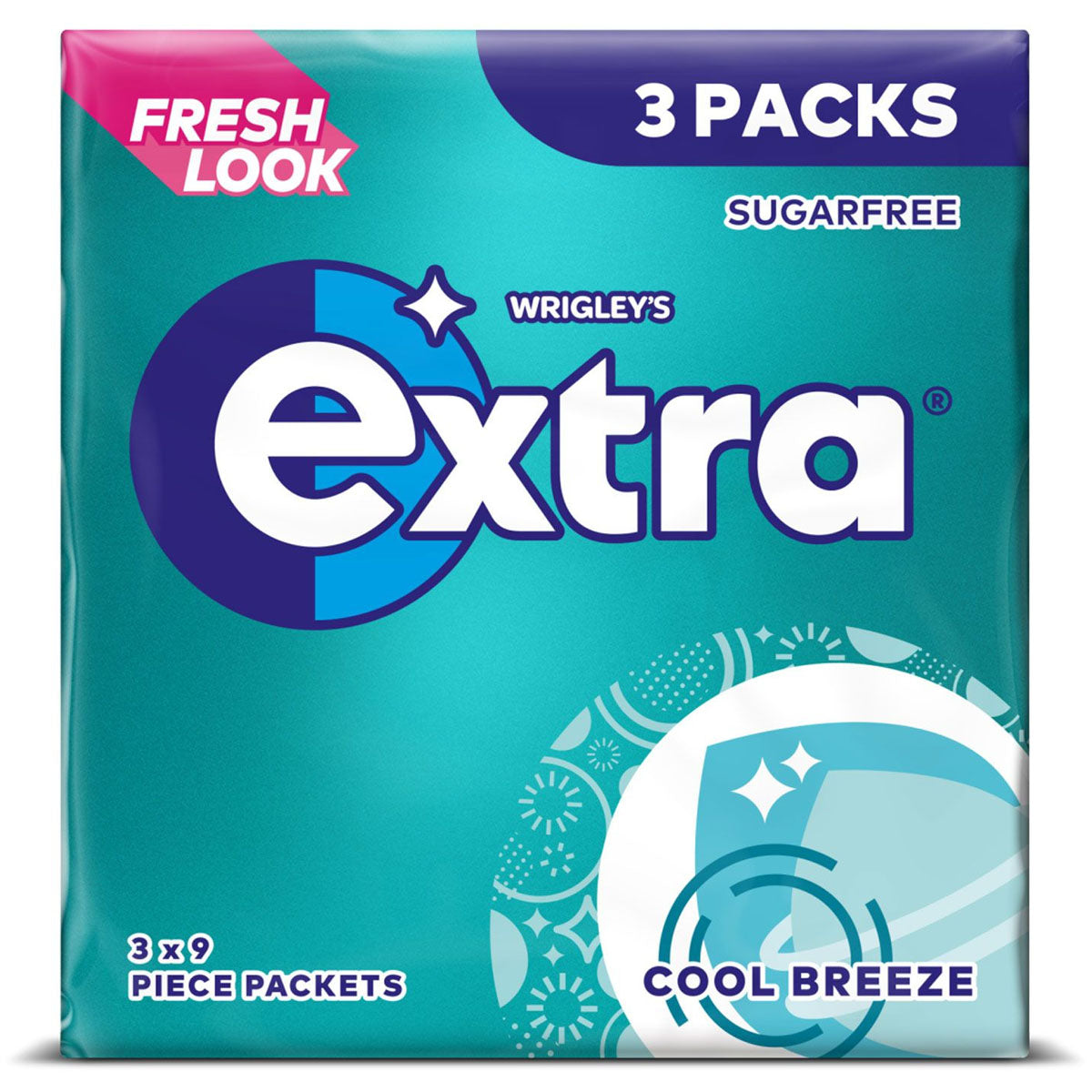 Wrigley's - Extra Cool Breeze - 3 Pack - Continental Food Store