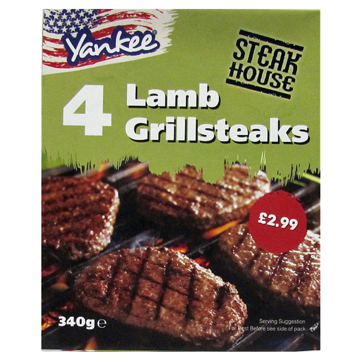 Yankee - Steakhouse Lamb Grillsteaks - 340g - Continental Food Store