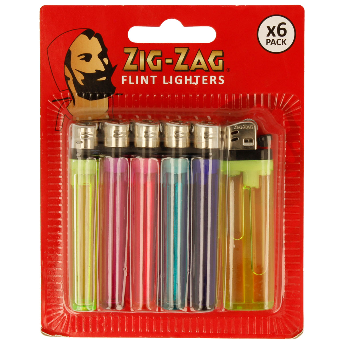 Zig-Zag - Flint Lighters - 6pcs - Continental Food Store