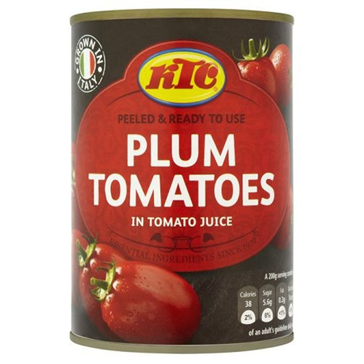 KTC - Plum Tomatoes in Tomato Juice - 400g by KTC.