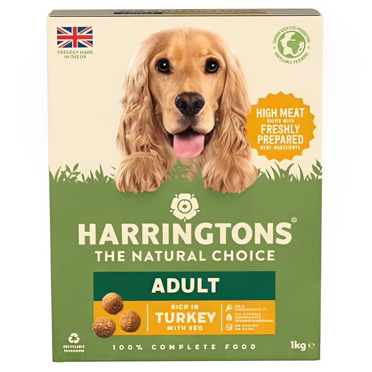 Harringtons - Rich in Turkey with Veg Dry Adult Dog Food - 1kg - Continental Food Store