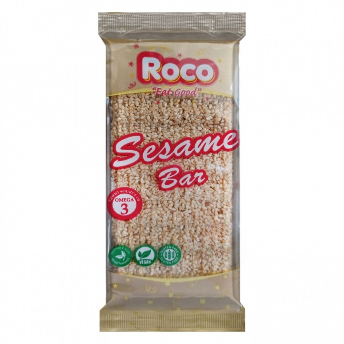 Roco - Sesame Bar (Gluten Free) - 50g - Continental Food Store Roco - Sesame Bar (Gluten Free) - 50g - Continental Food Store