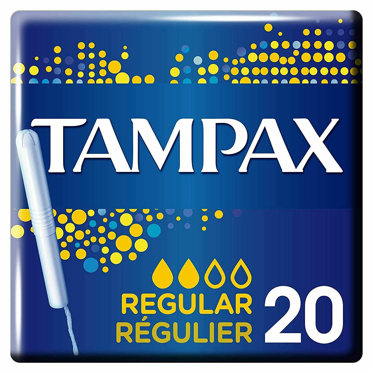Tampax - Tampons Blue Box Regular - x20 - Continental Food Store Tampax - Tampons Blue Box Regular - x20 - Continental Food Store