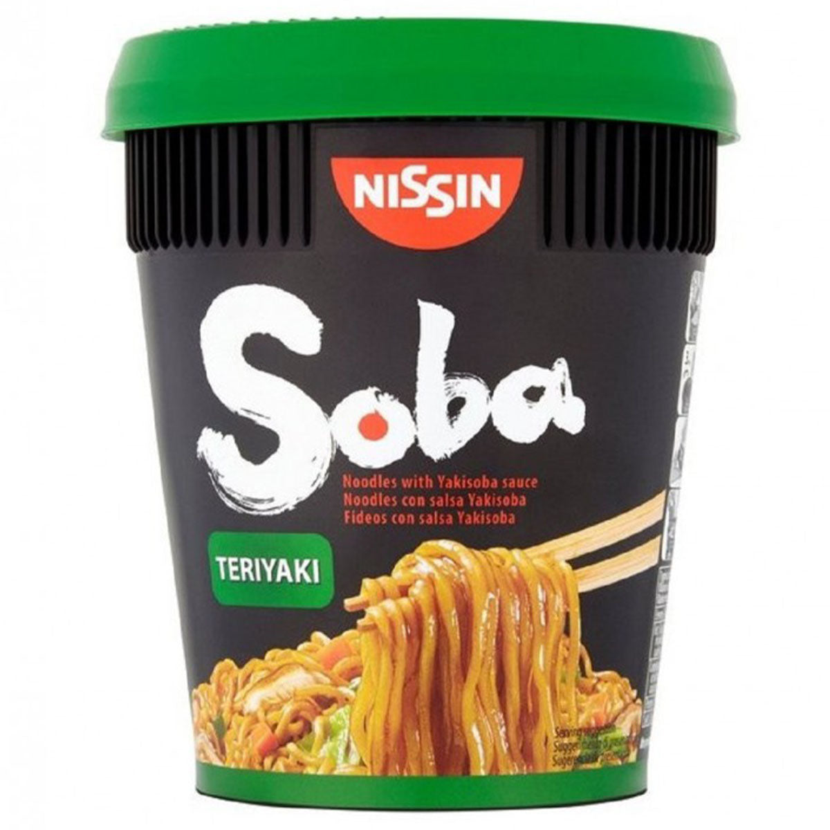 Nissin - Soba Instant Cup Noodles Teriyaki Flavour - 90g - Continental Food Store