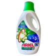 A 2.35kg bottle of Ariel - Clean & Fresh Power Gel, featuring a green cap and label, provides up to 71 washes and is formulated with powerful anionic surfactants and optical brighteners for outstanding stain removal and brilliantly bright clothes.