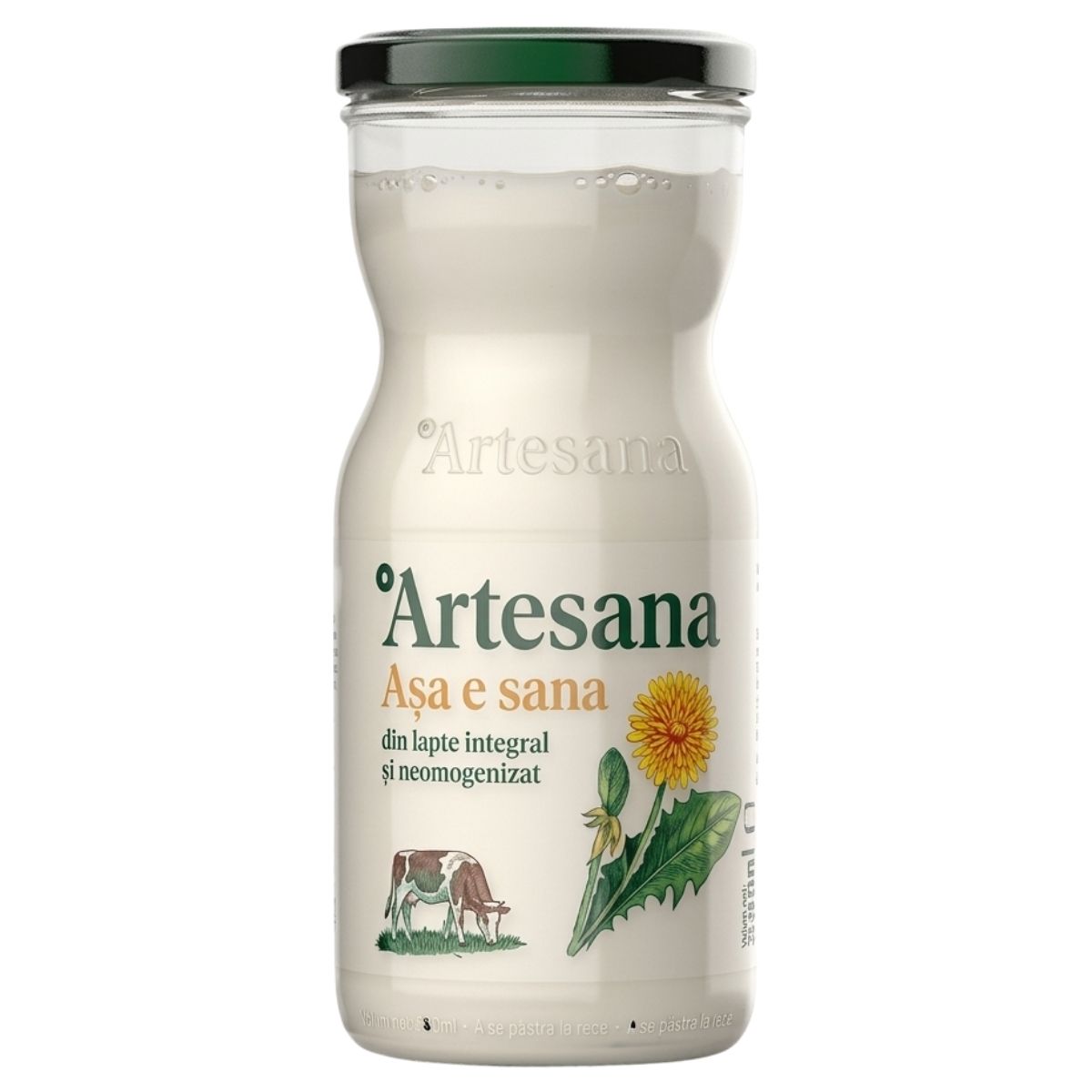 Jar of Artesana product on a white background