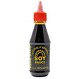 A 200ml bottle of bang bang Naturally Brewed Soy Sauce, crafted through traditional methods, delivers rich, authentic flavor.