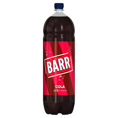 Bottle of Barr Cola on a white background