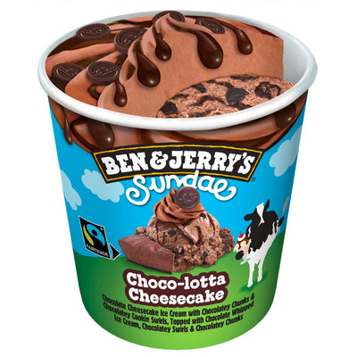 Ben & Jerrys - Choco Lotta Cheesecake - 427ml chocolate jota cheesecake.