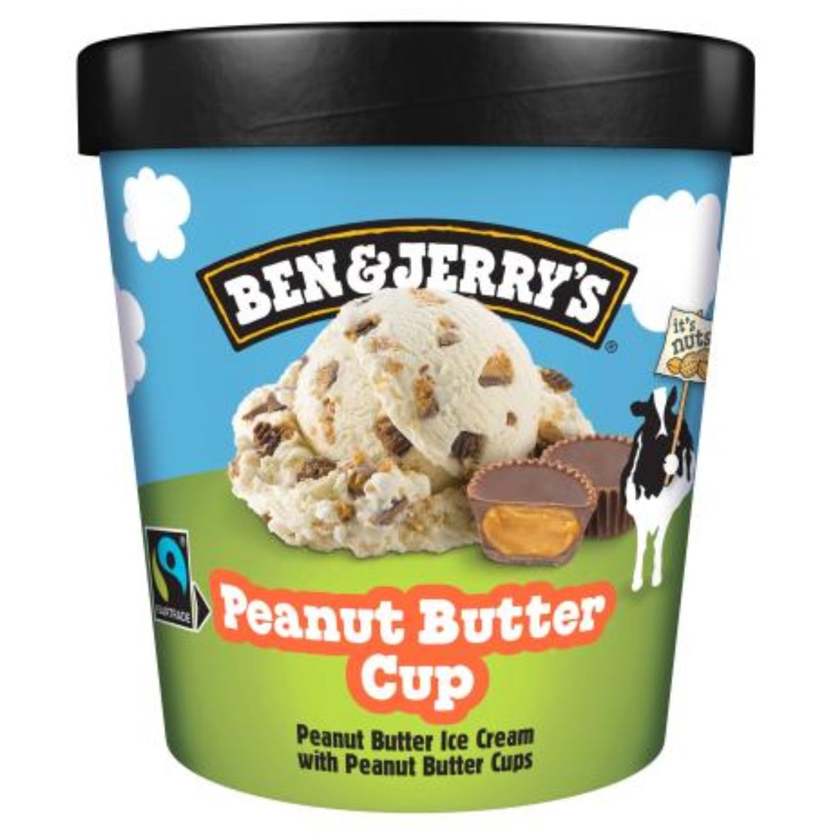 Ben & Jerrys - Peanut Butter Cup - 465ml ice cream.