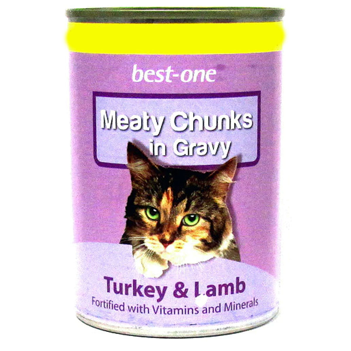 Best One - Cat Food Turkey & Lamb - 400g meaty chunks in gravy cat food.