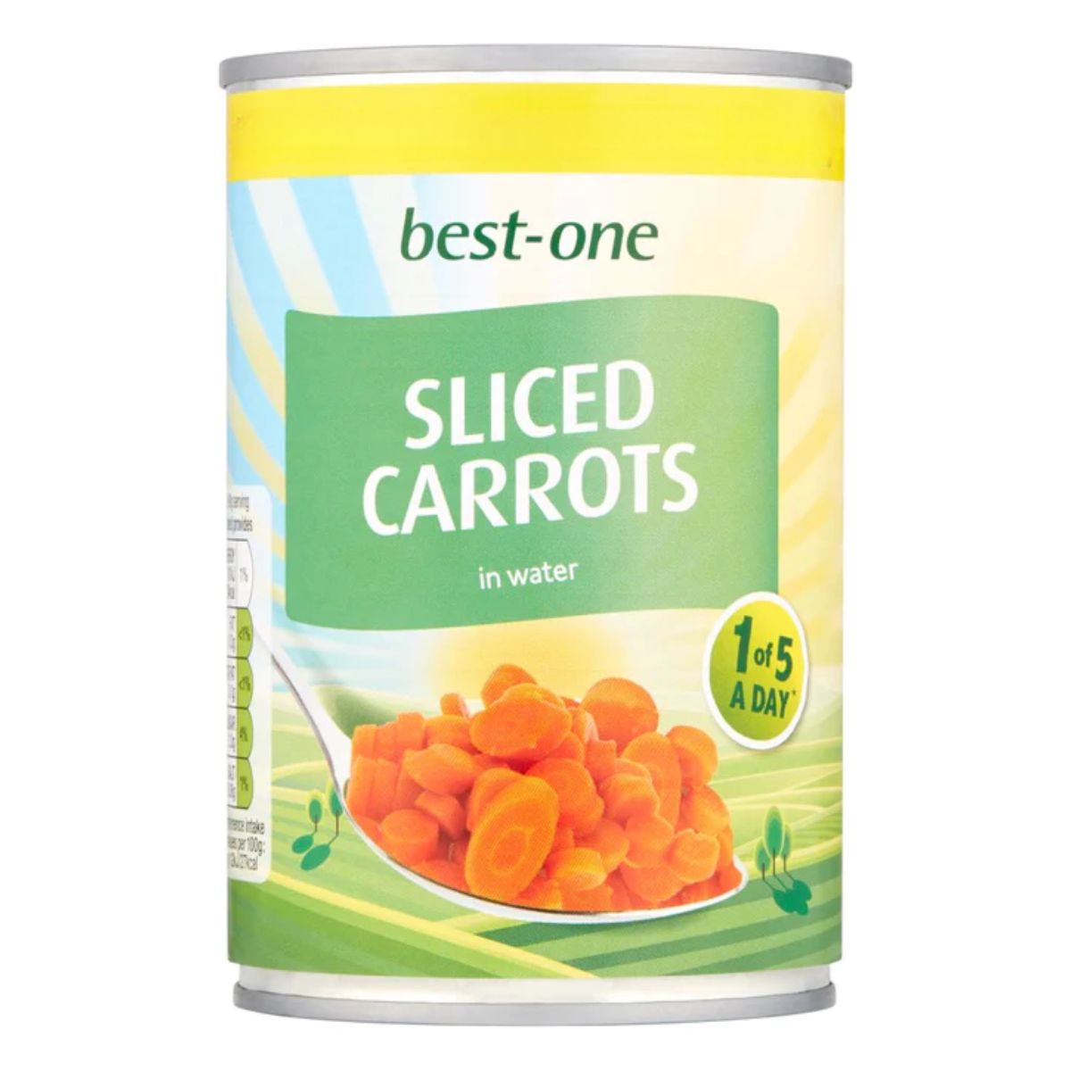 A can of Best One - Sliced Carrots in Water - 300g.