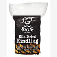 Big K - Kiln Dried Kindling (2kg): Ideal for open fires, multi-fuel stoves, or cozy campfires. Features beautifully illustrated flames at the bottom.